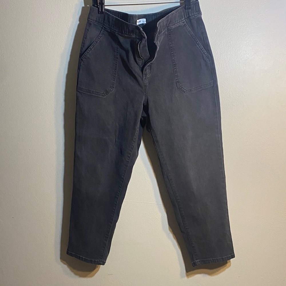 Sonoma Women's Dark Gray Cargo Jeans